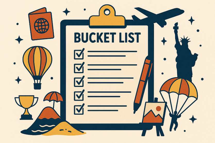 100 choses à faire avant de mourir : La Bucket List ultime